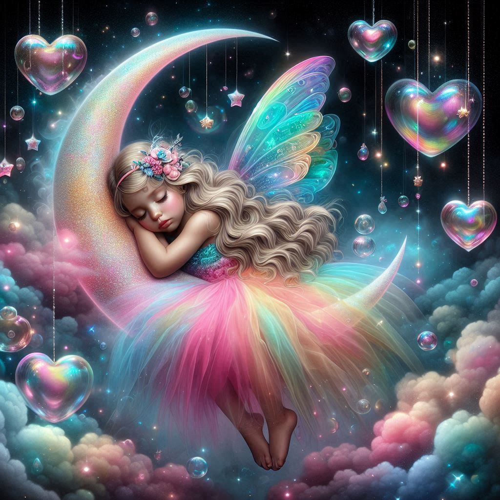 Sleeping Rainbow Fairy