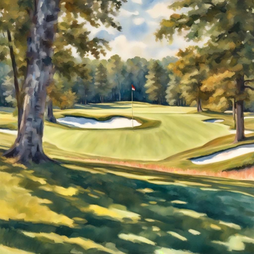 Hickory golf club