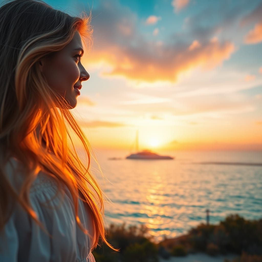 Looking at the Sunset  by @Stefano