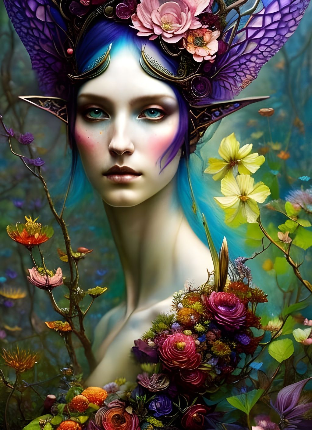 Mystic Elf and the Ornamental Ears  by @Art of Art