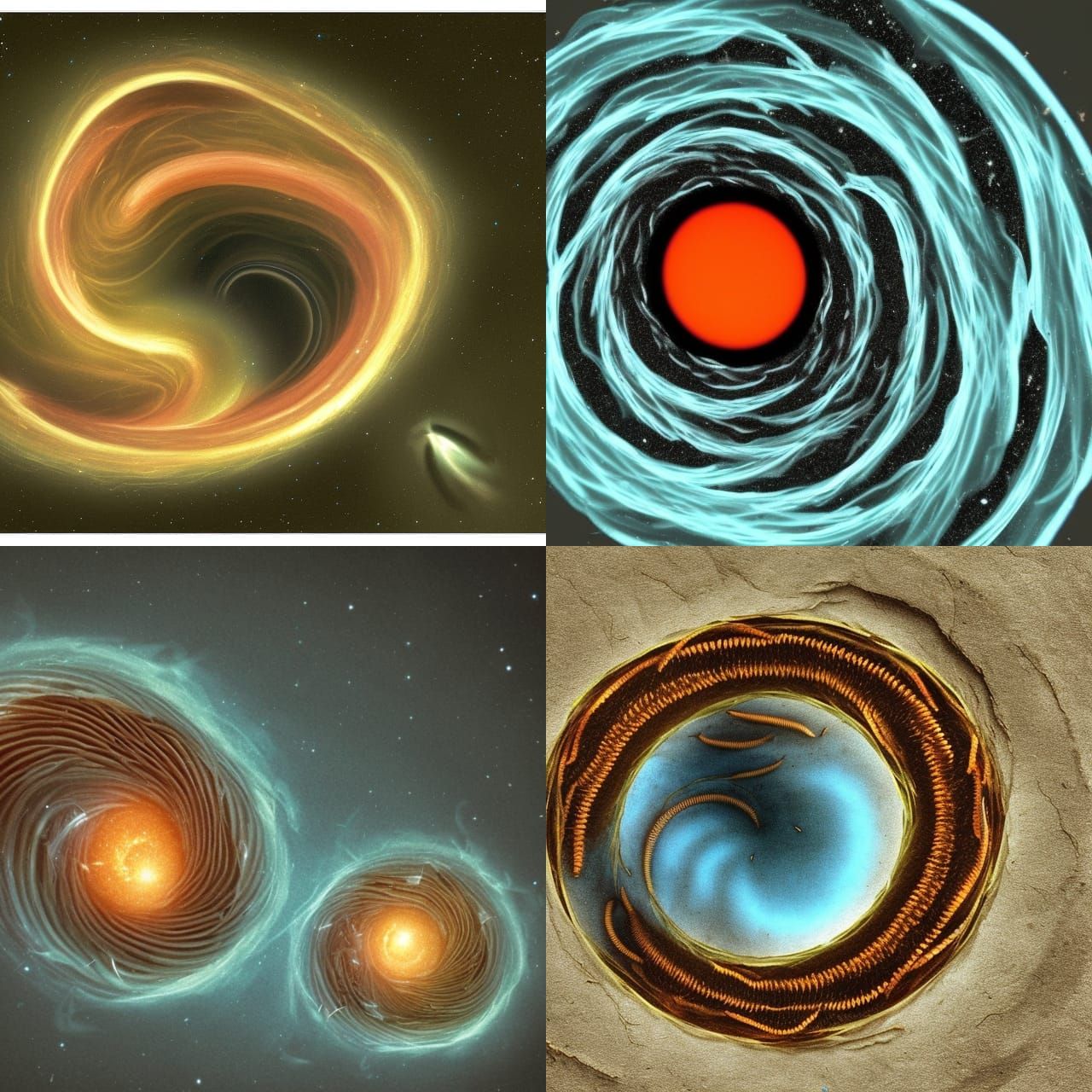 a wormhole, with worms