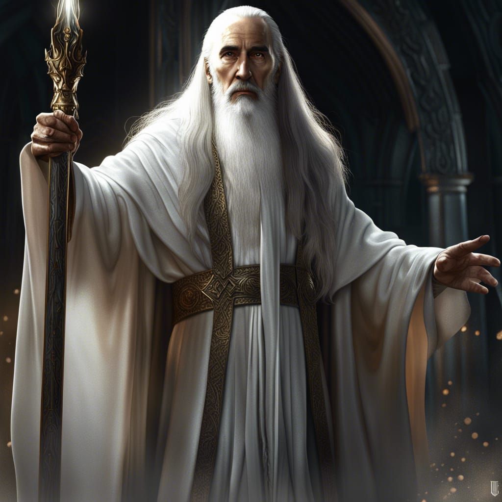 The Original White Wizard - Ai Generated Artwork - Nightcafe Creator