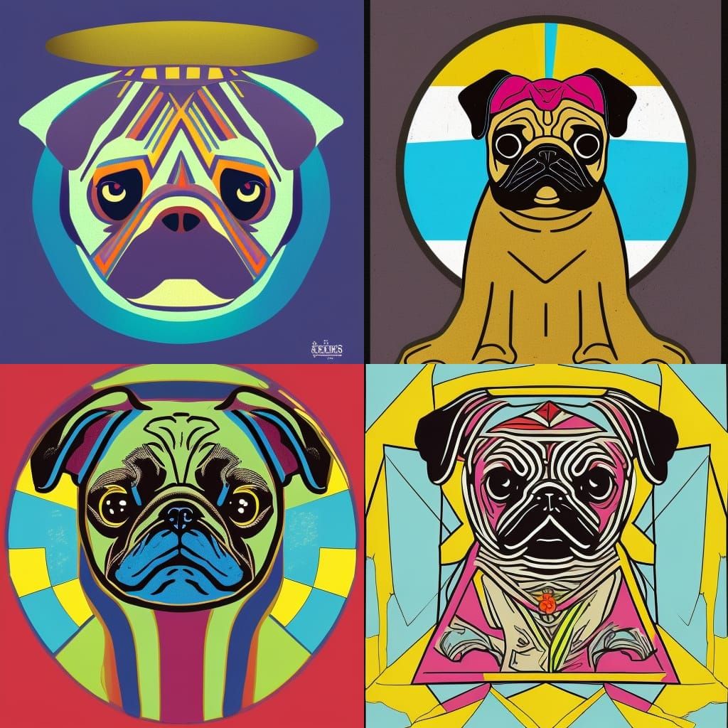 A Janus pug