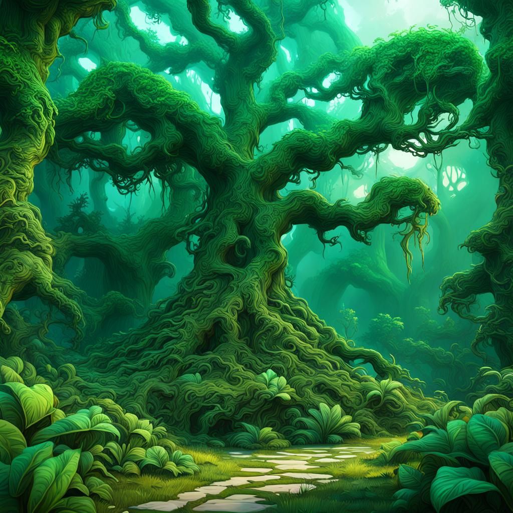 Tree and plants , the green is the best color