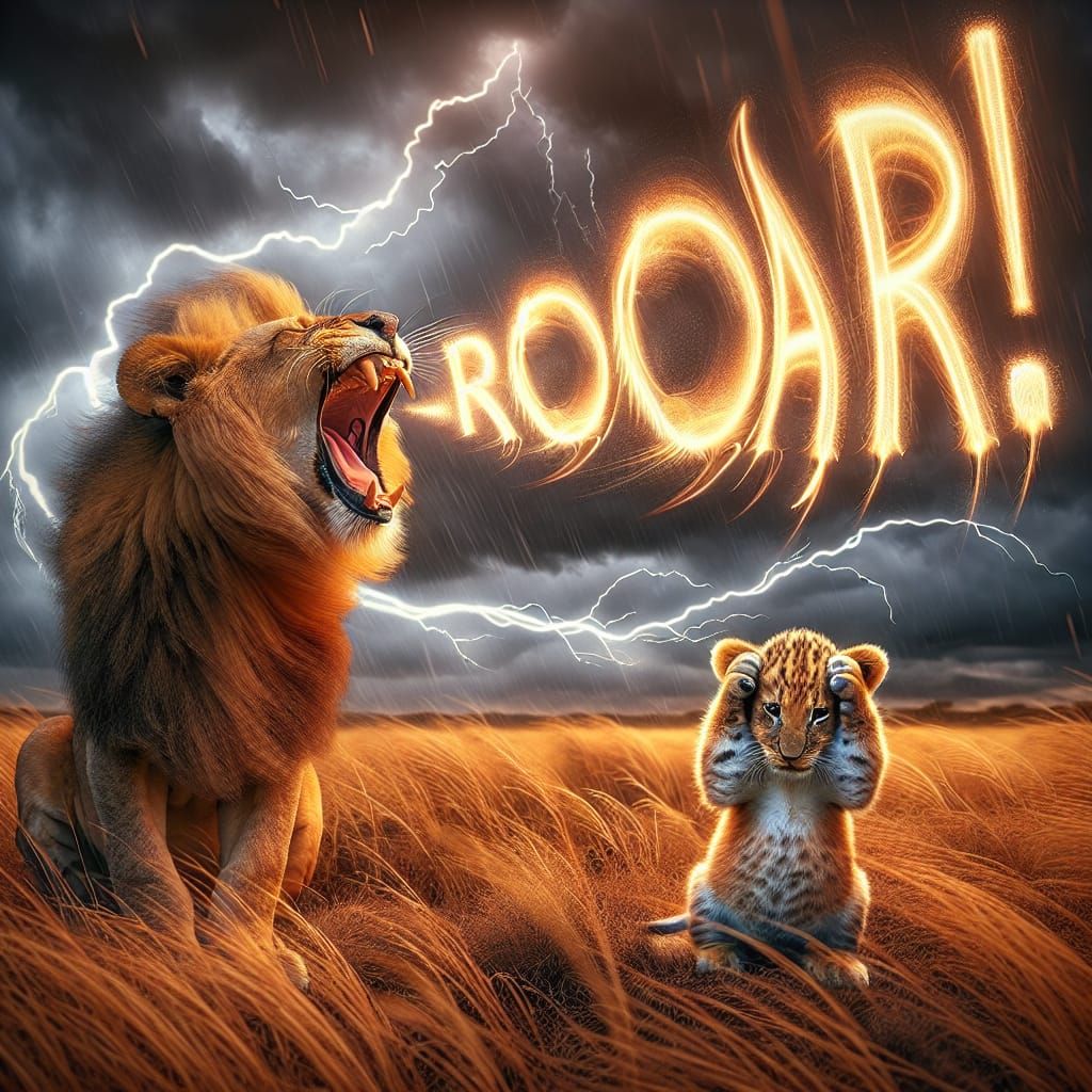 Roar of The Savannah Daily challenge 706 NightCafe Creator