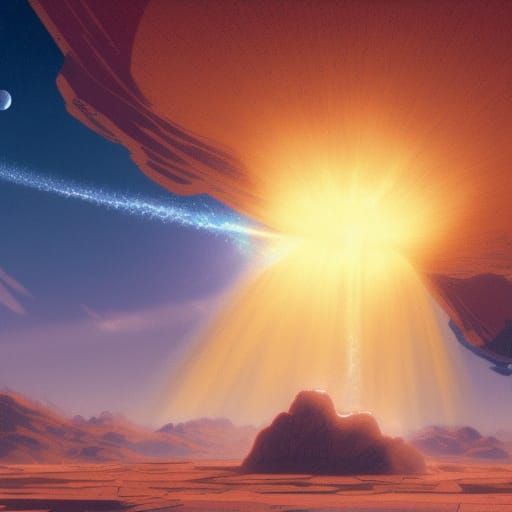 comet shower on mars no radiation
