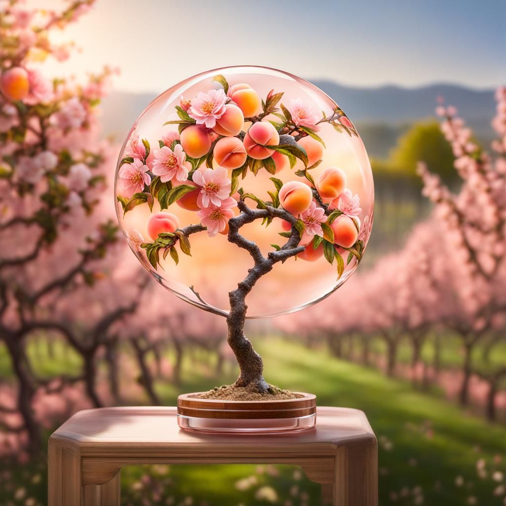 Peach Tree Blossoms