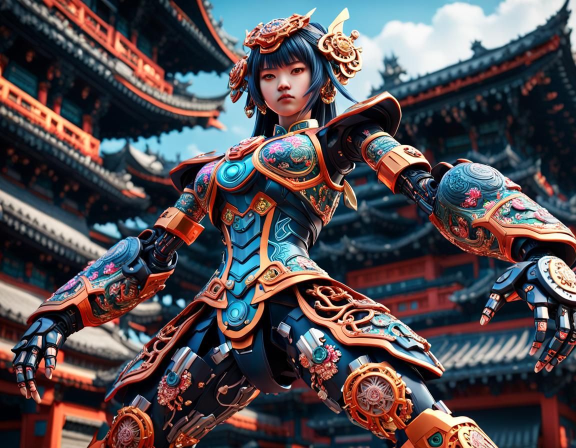 mecha woman   by @Michael Hendrickson