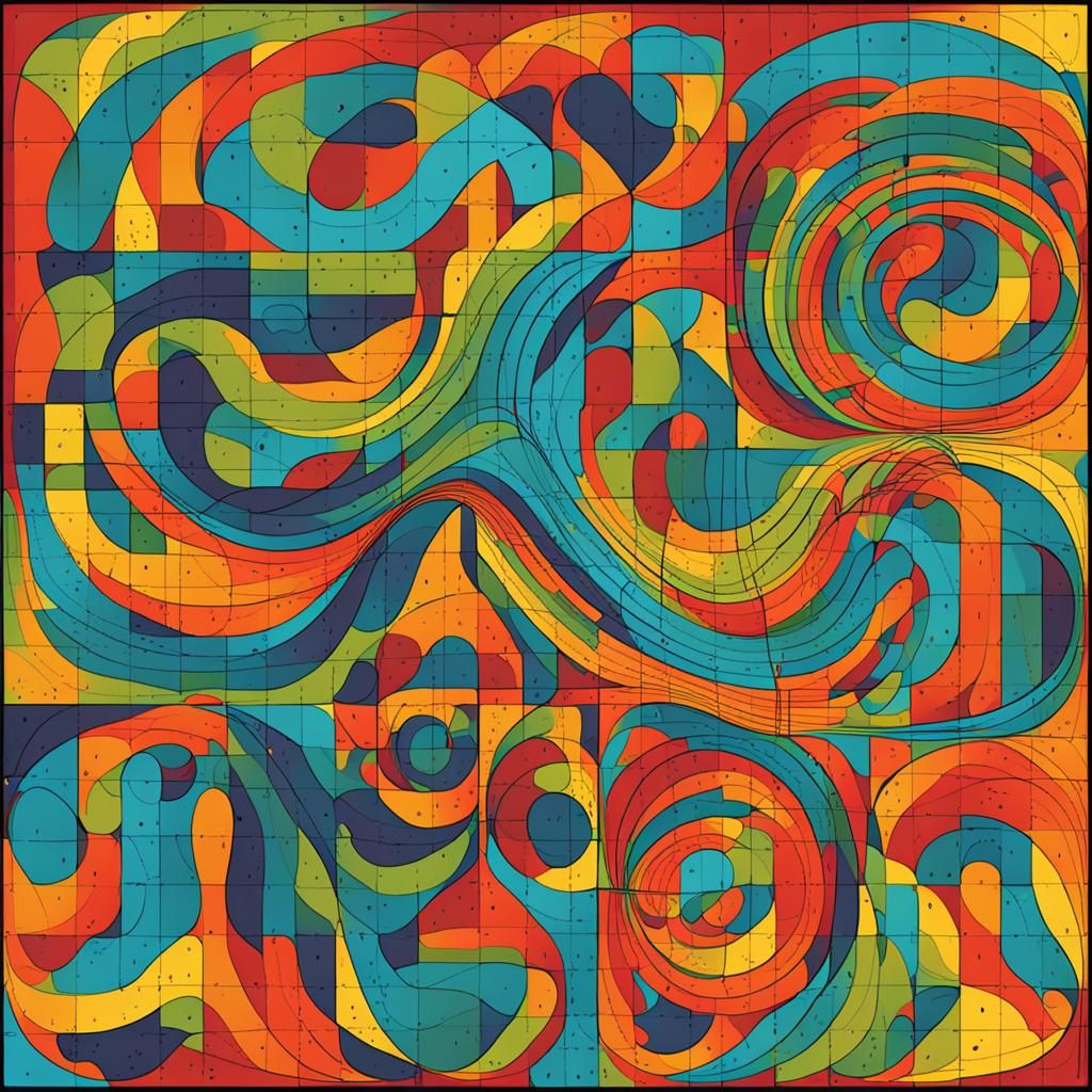 mathematical curve and mean functions visualized through color and plot ...