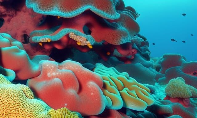 Great Barrier Reef Underwater Scene