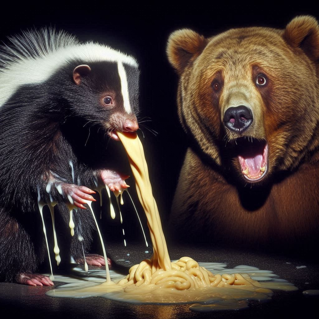 Spewey the skunk 🦨