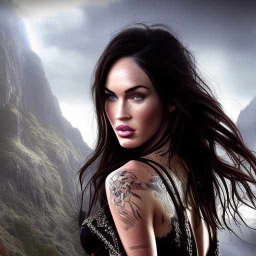 megan fox - AI Generated Artwork - NightCafe Creator