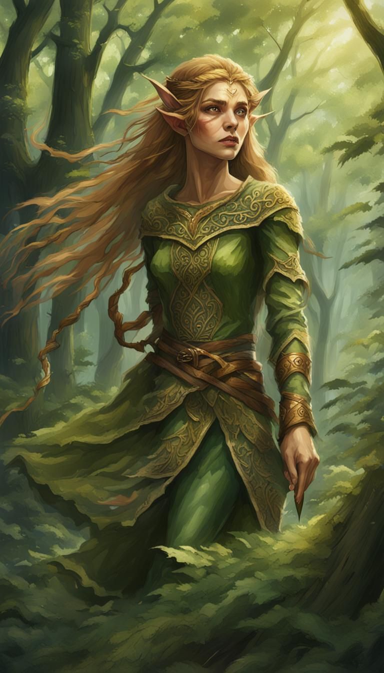 wood elf lost in the woods