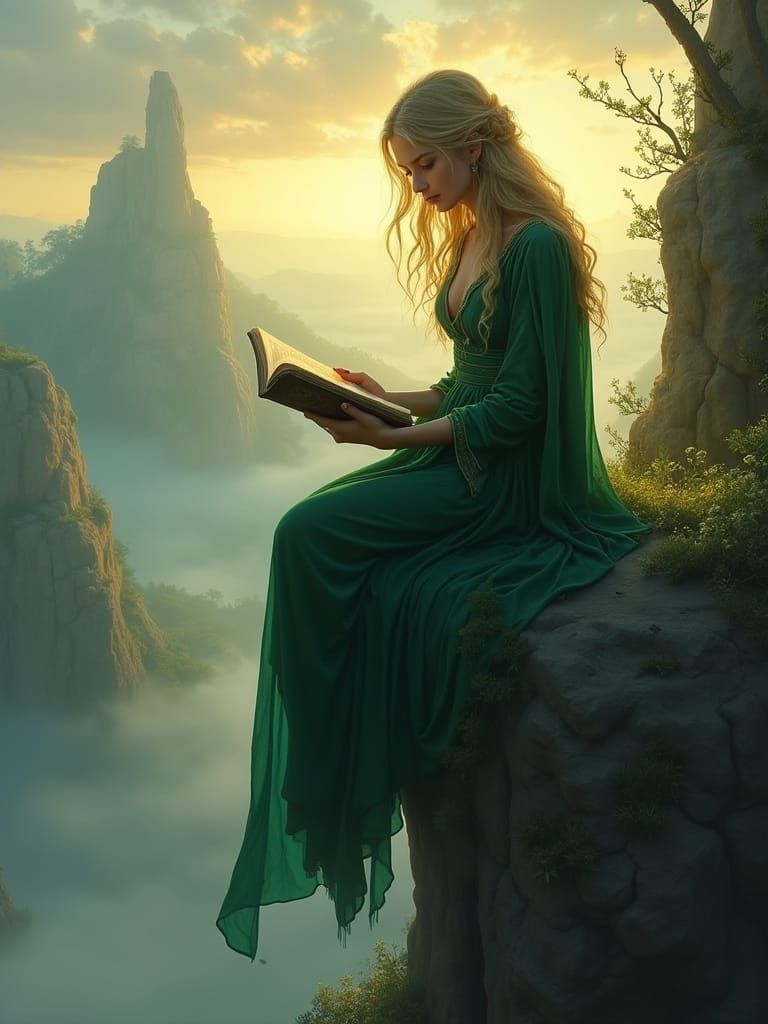 A Sorceress Studies  by @Troxley