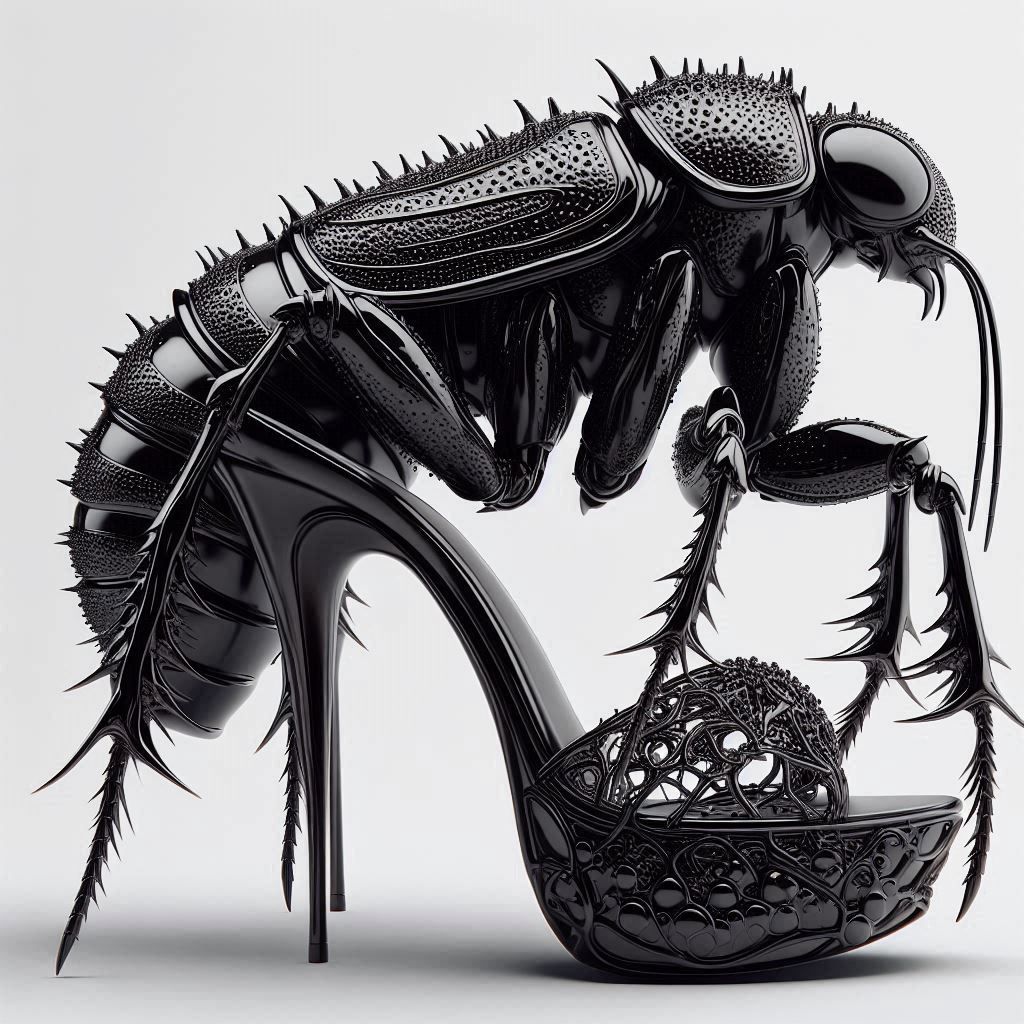 Beetle and high heels