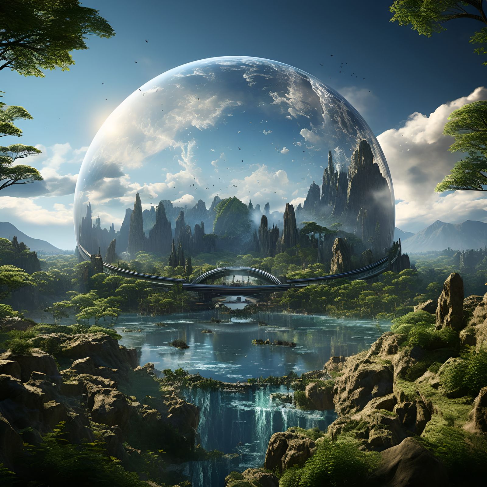 Talk about living in a bubble.