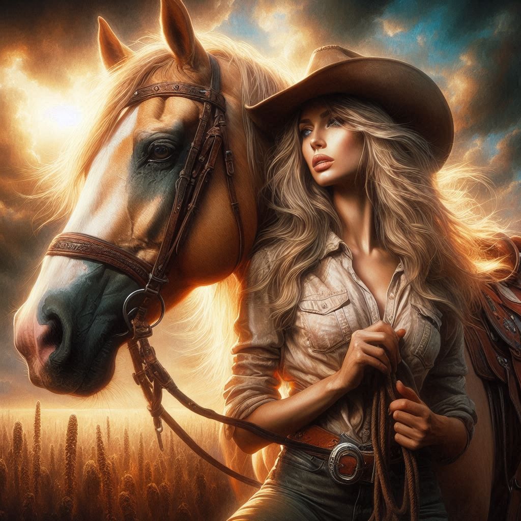 A Beautiful Cowgirl and her beautiful Stallion #7