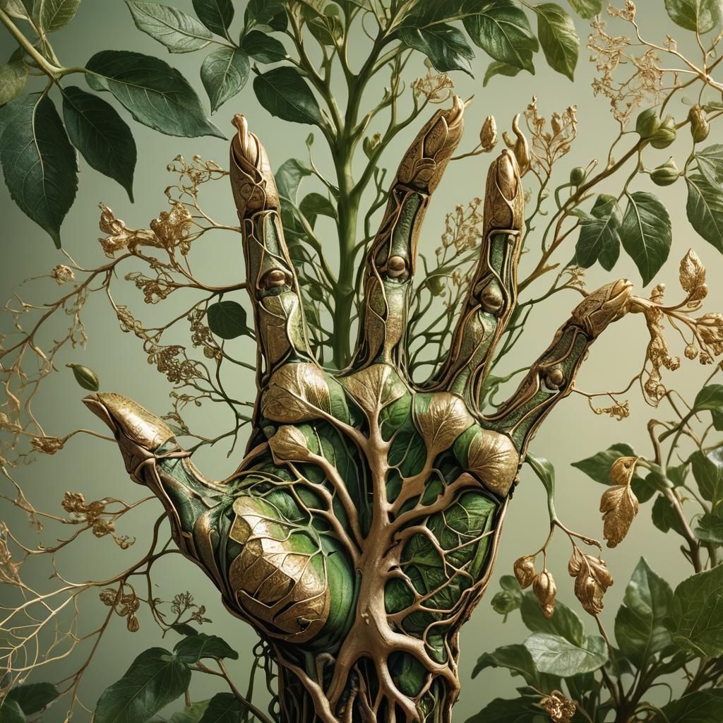 Root hand  by @FleurTerreur