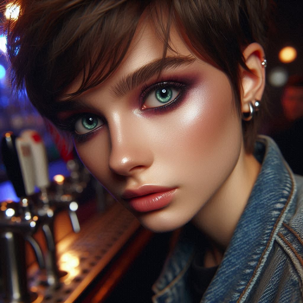 A young androgynous young lady portrait 2