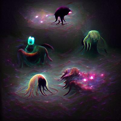 Creatures in the void