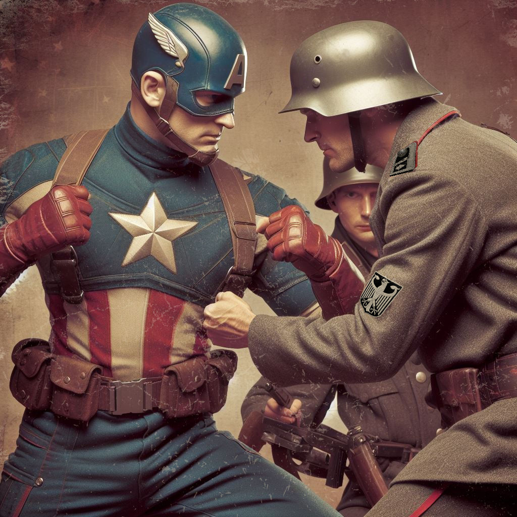 1940's golden age Captain America