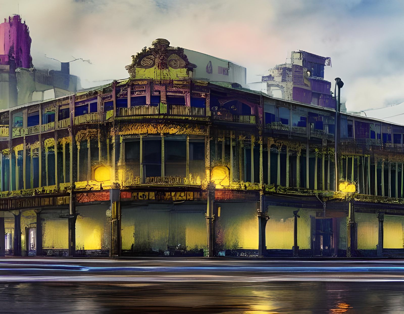 The forgotten, dirty and dilapidated casinos of Havana.. hyp...