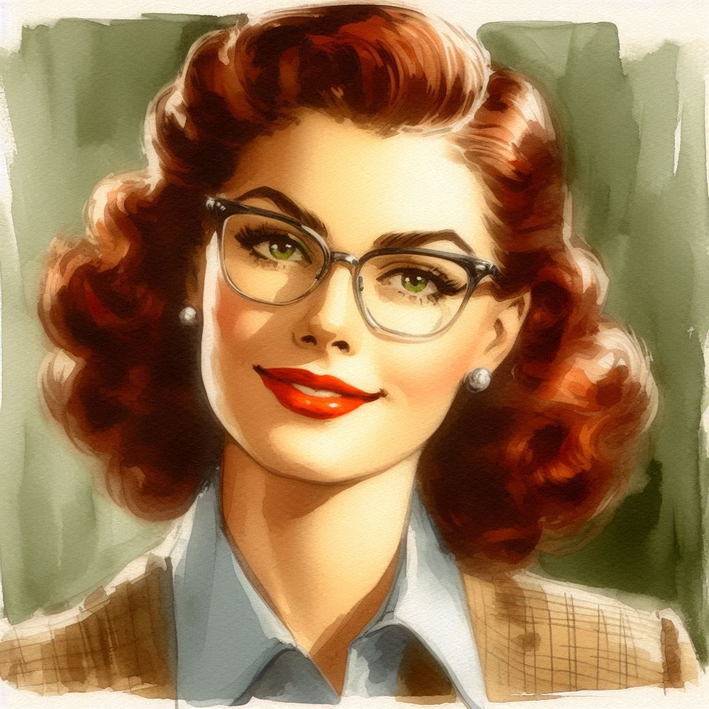 "Intellectual" Watercolor