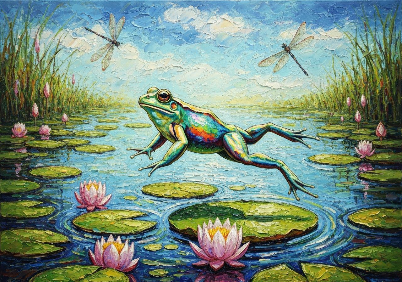 Leap Frog  by @Dabbler