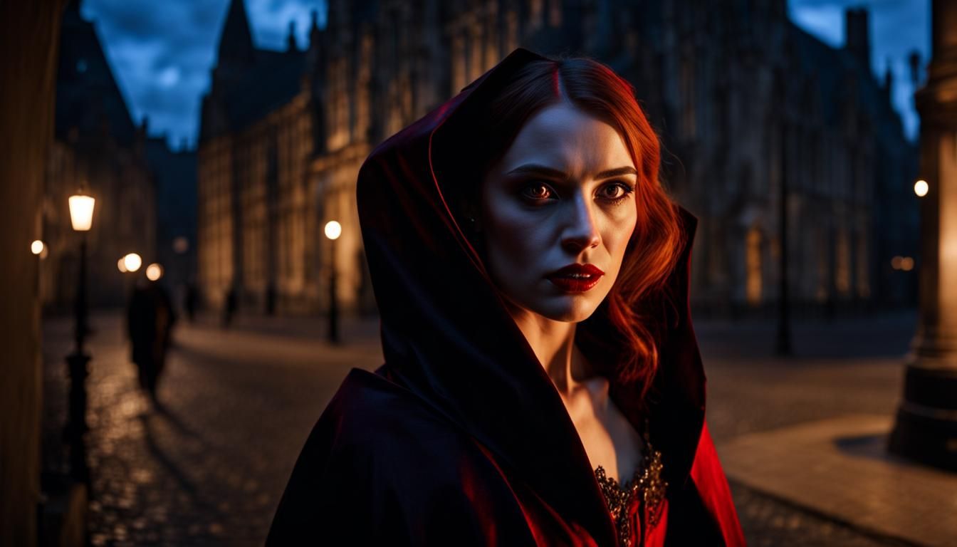 Vampire in London - AI Generated Artwork - NightCafe Creator