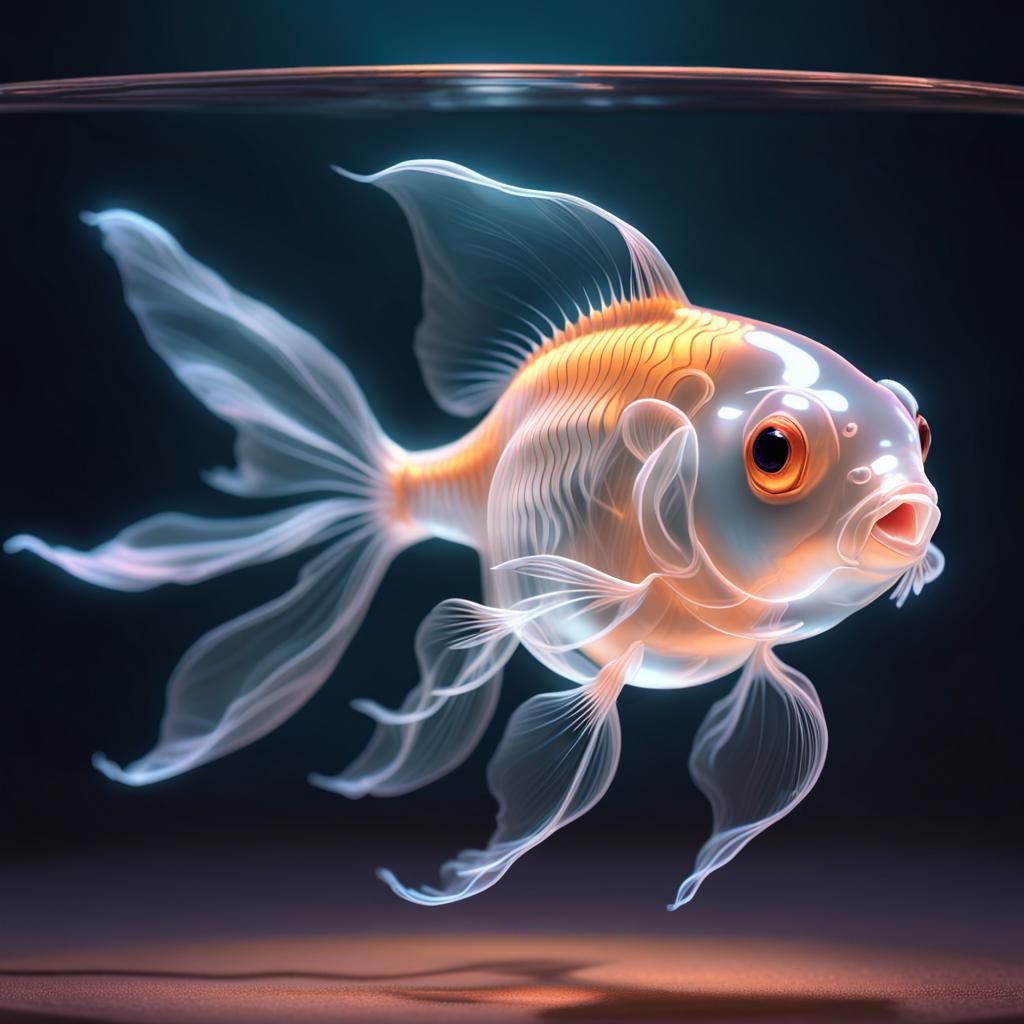 Goldfish AI Generated Artwork NightCafe Creator