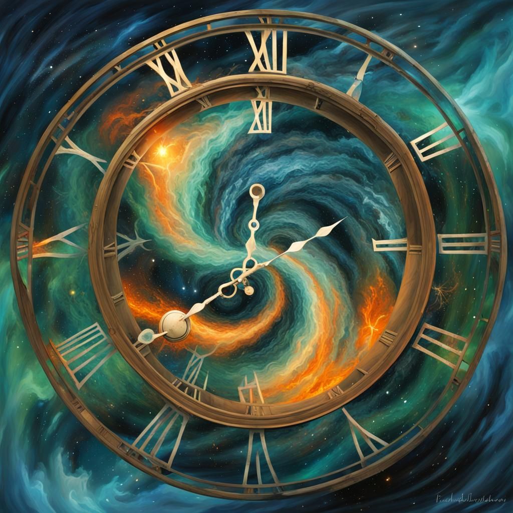 The Universe Clock - AI Generated Artwork - NightCafe Creator