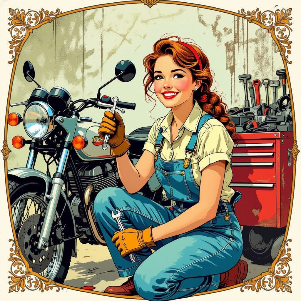 Motorcycles hold no secrets for me  by @Brygyt