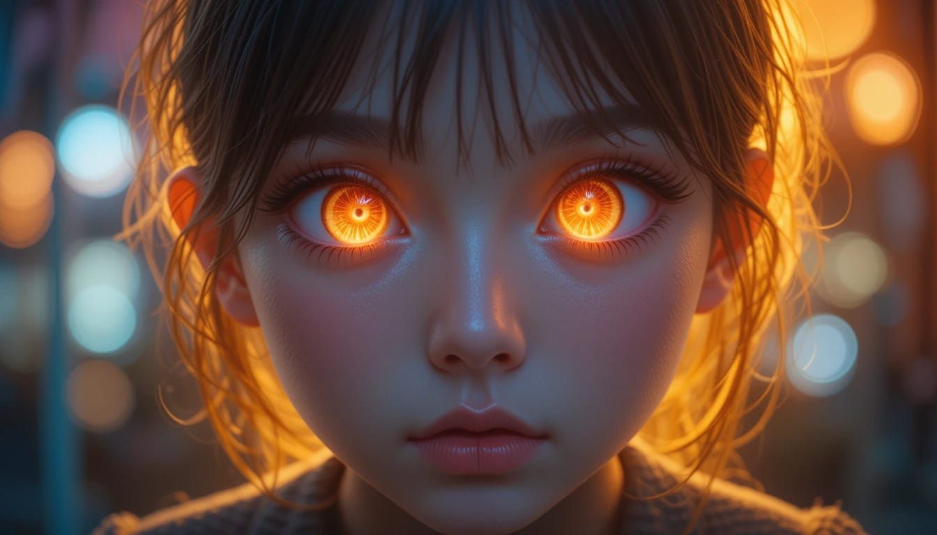 Bright Eyes Of The Child