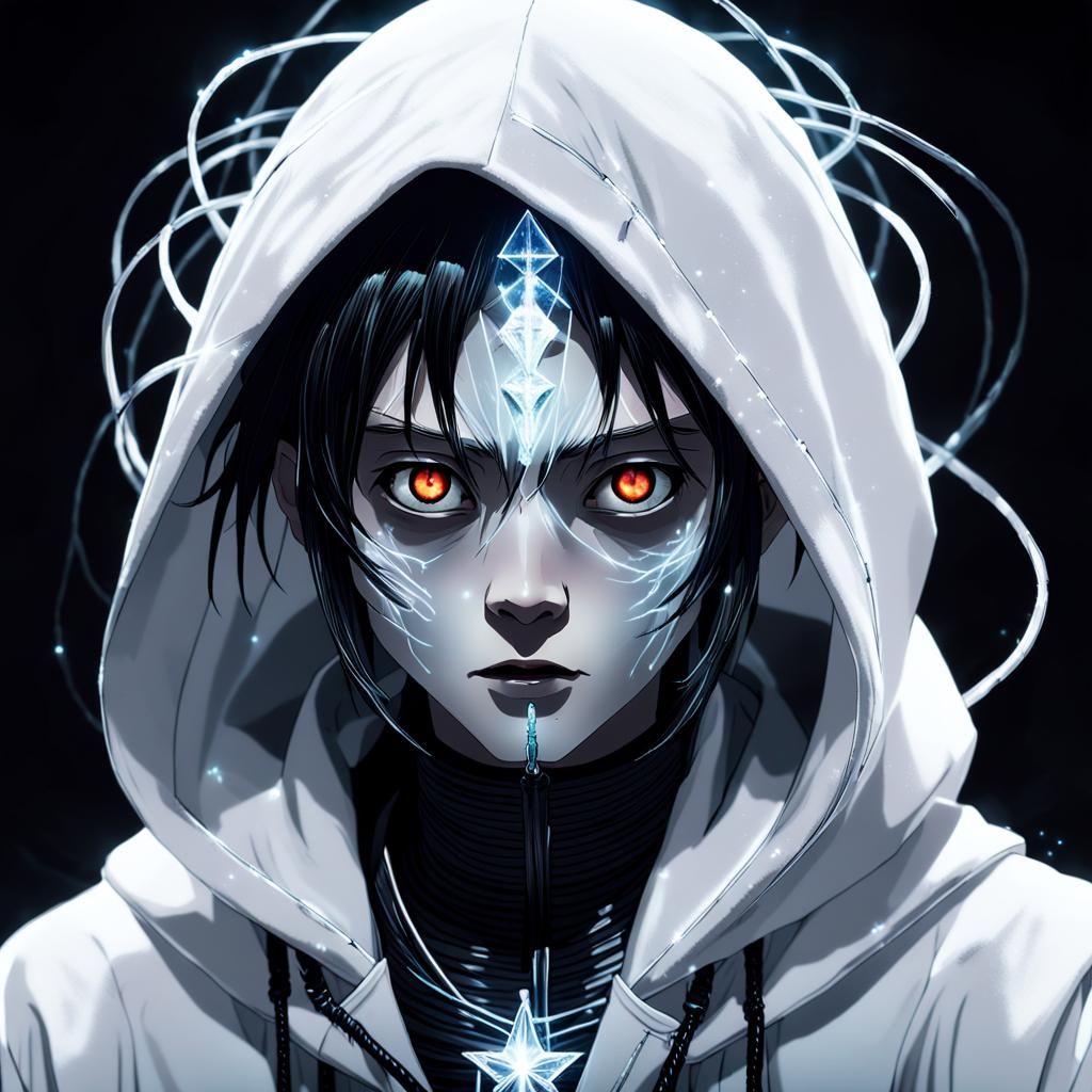 Surreal Dark Fantasy Angel in Eerie Lighting