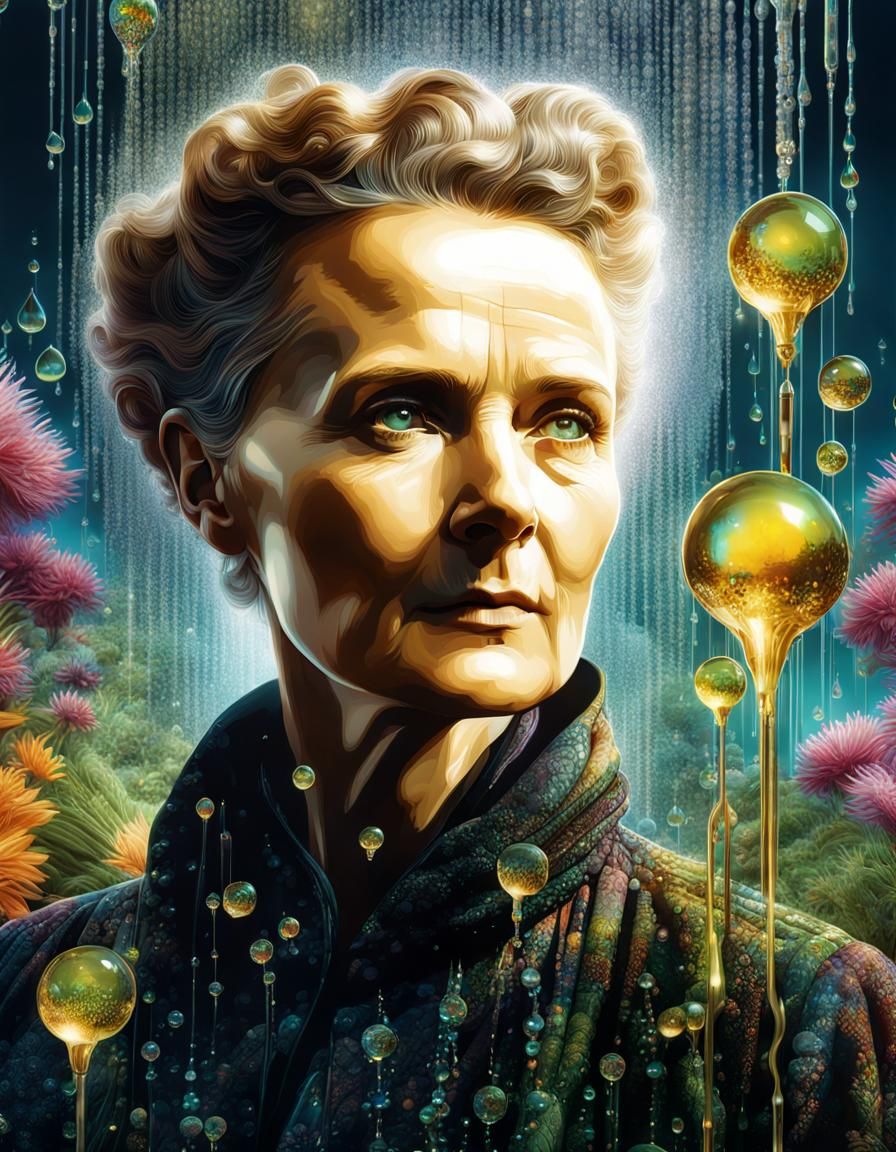 Marie Curie  by @Nia Nal