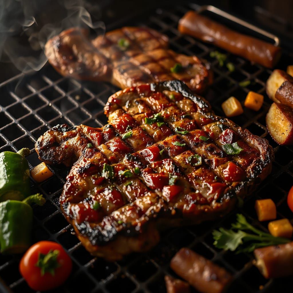 Steaks on Saturday night……  by @BlueMoon