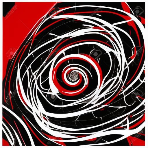 redblackwhite whirl AI Generated Artwork NightCafe Creator