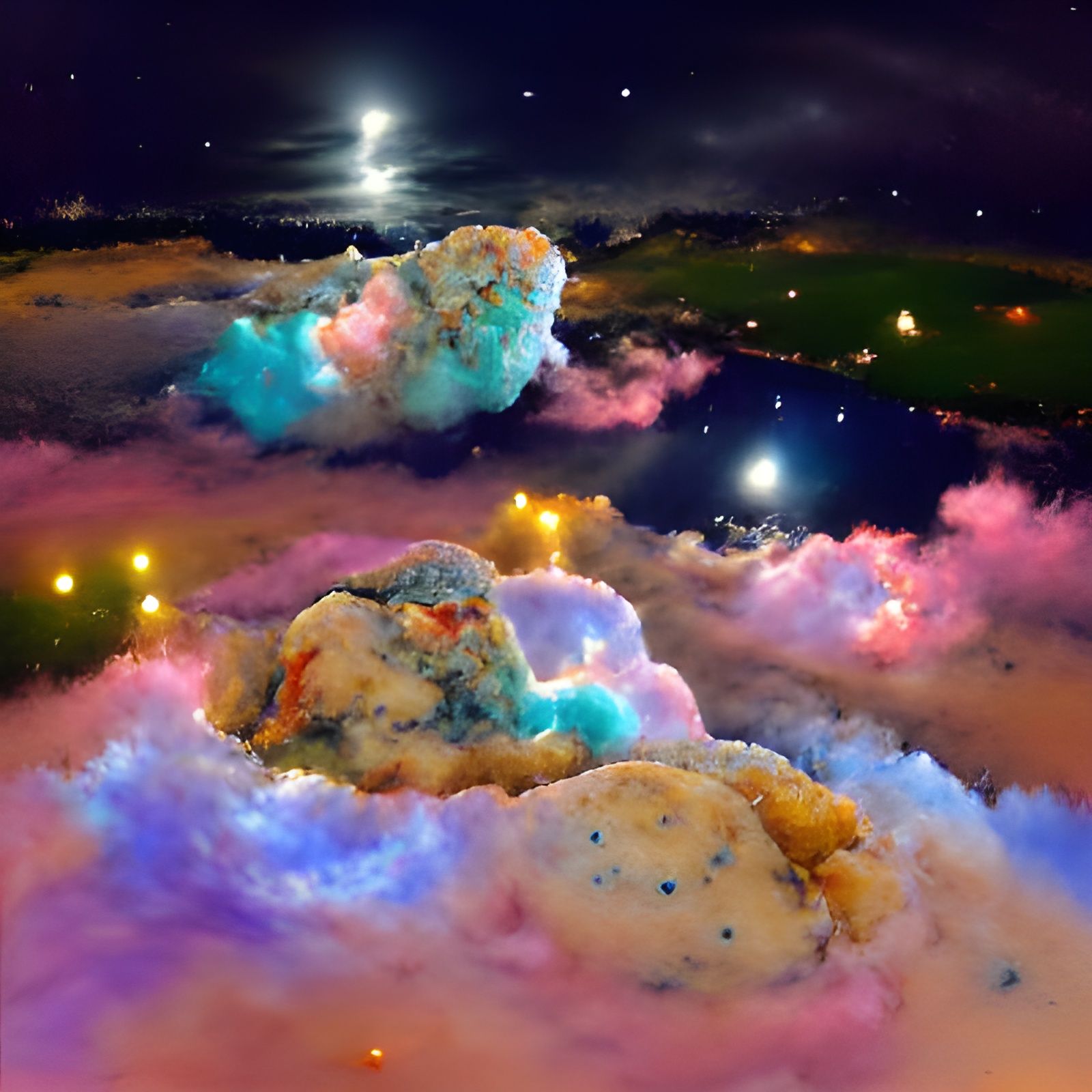 Clouds of Ice Cream and Cotton Candy