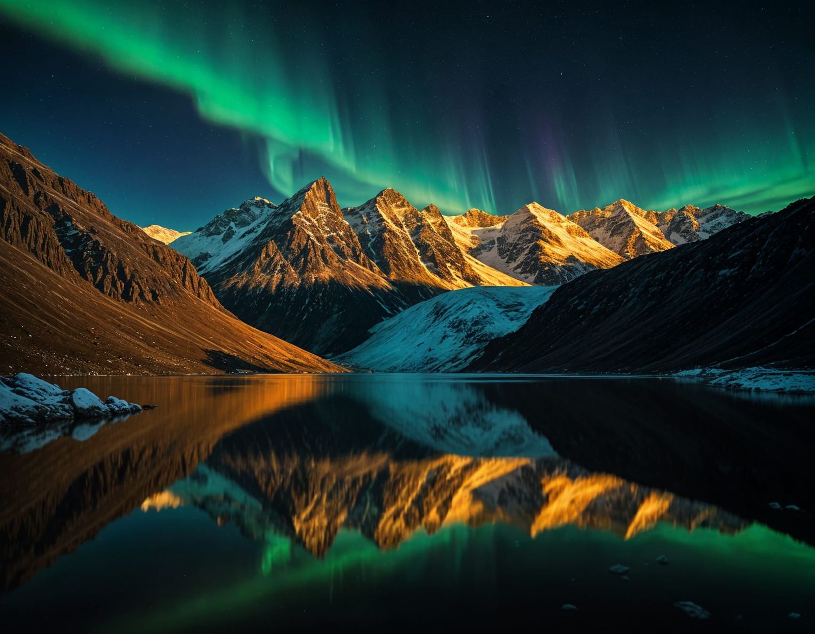 Aurora Borealis  by @Foul Rabbit