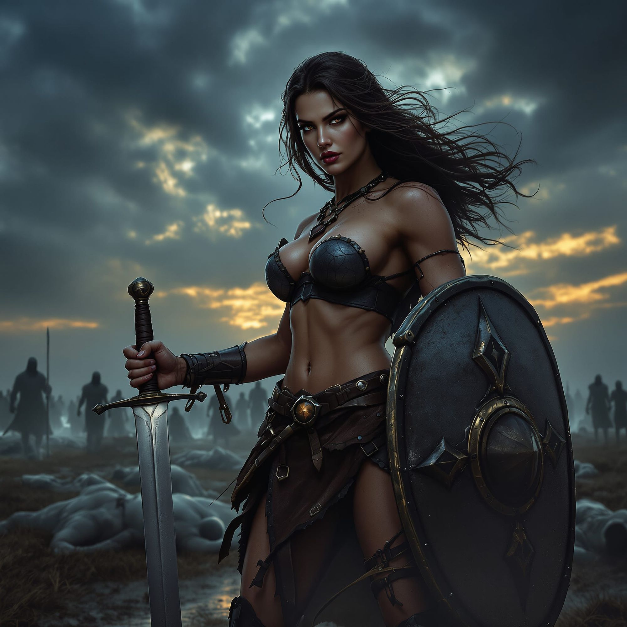 At twilight the shadow warriors come out