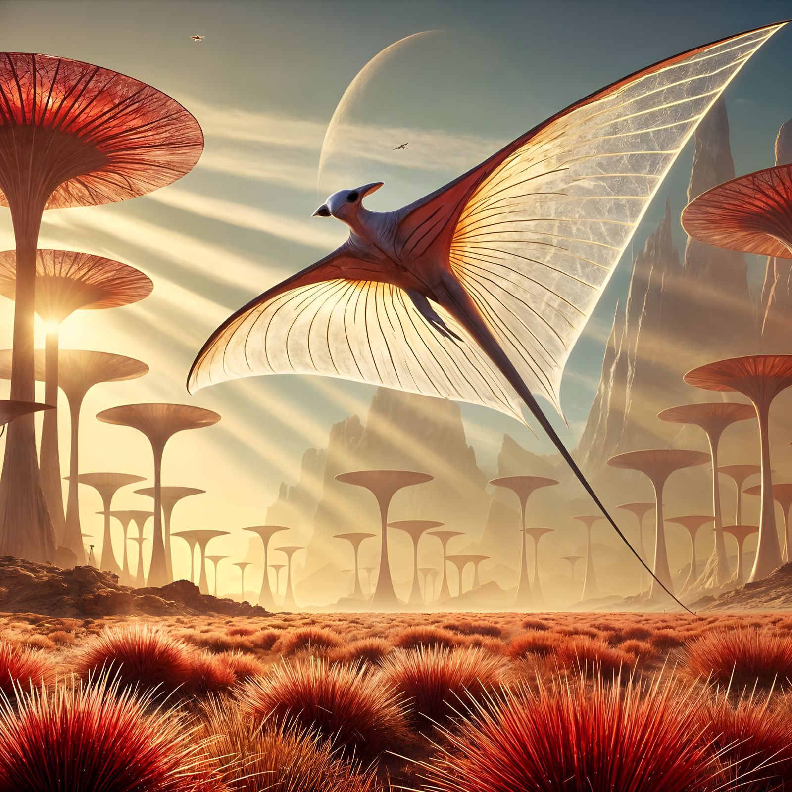 Dita: alien life form on planet Sraakz