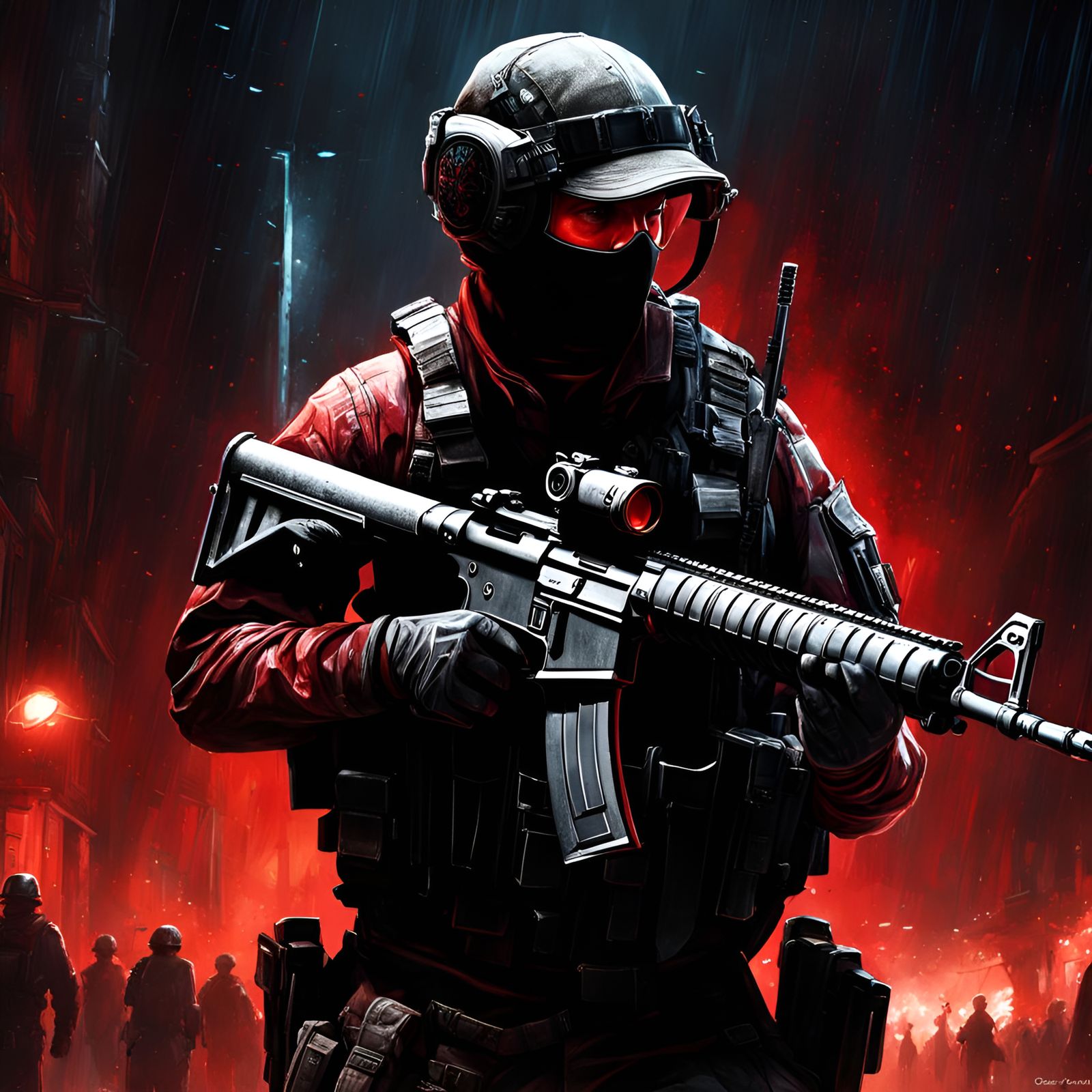 Counterstrike player