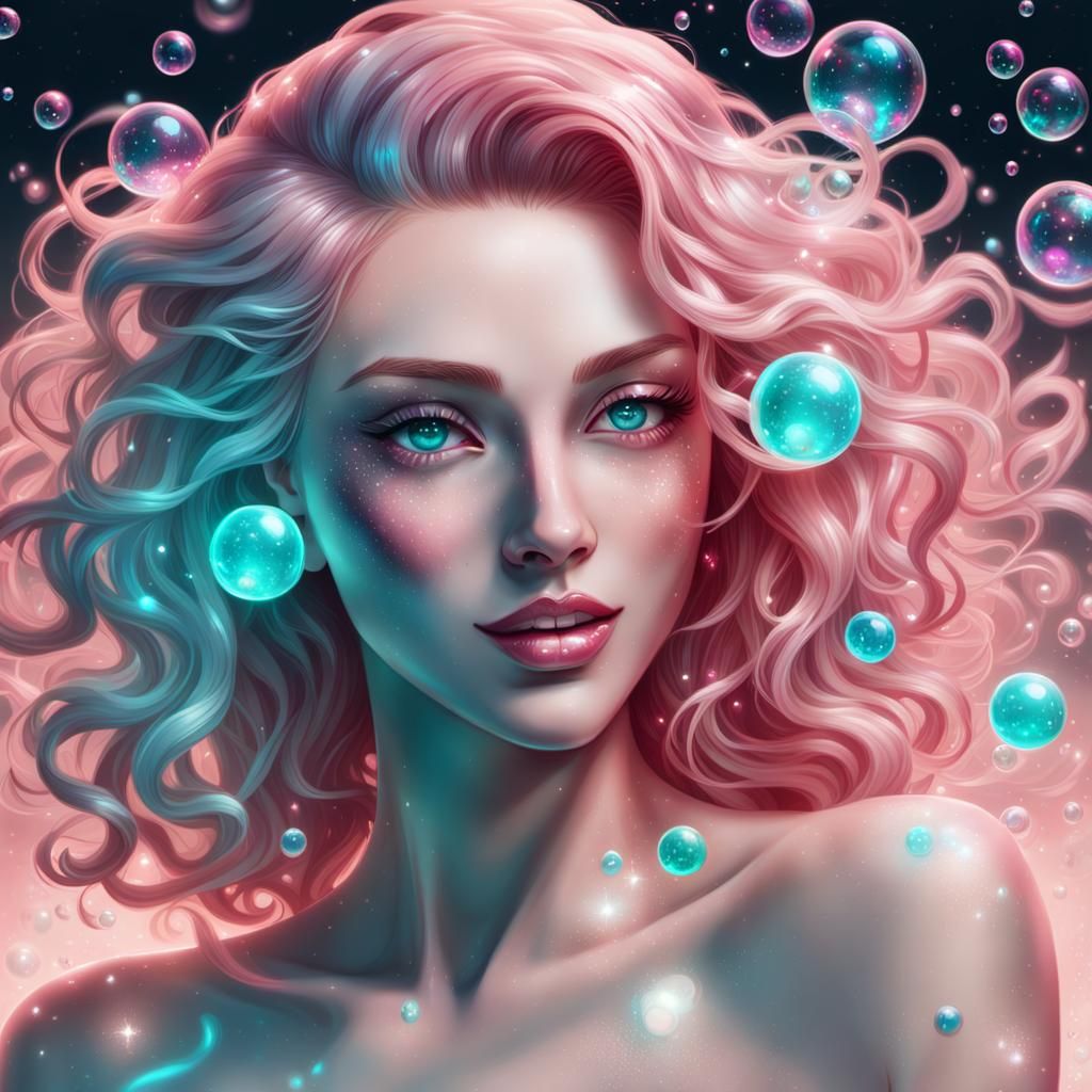 Pink Hair - AI Generated Artwork - NightCafe Creator