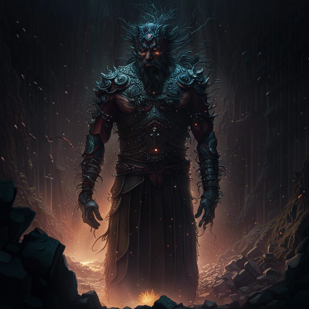 A man tormented by life