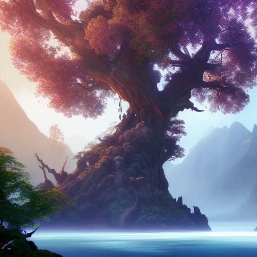 The guardian tree - AI Generated Artwork - NightCafe Creator