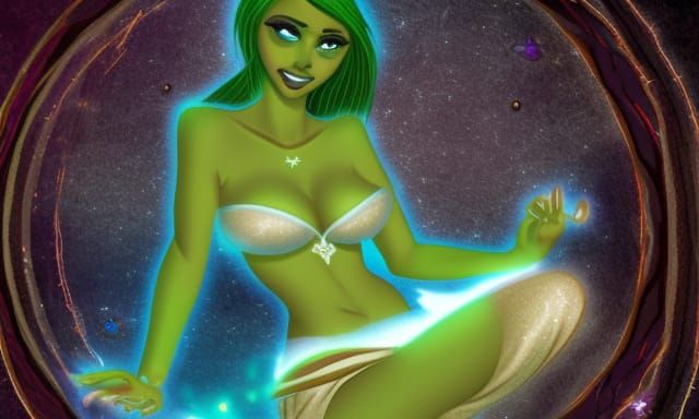 magical, mystical female jinn