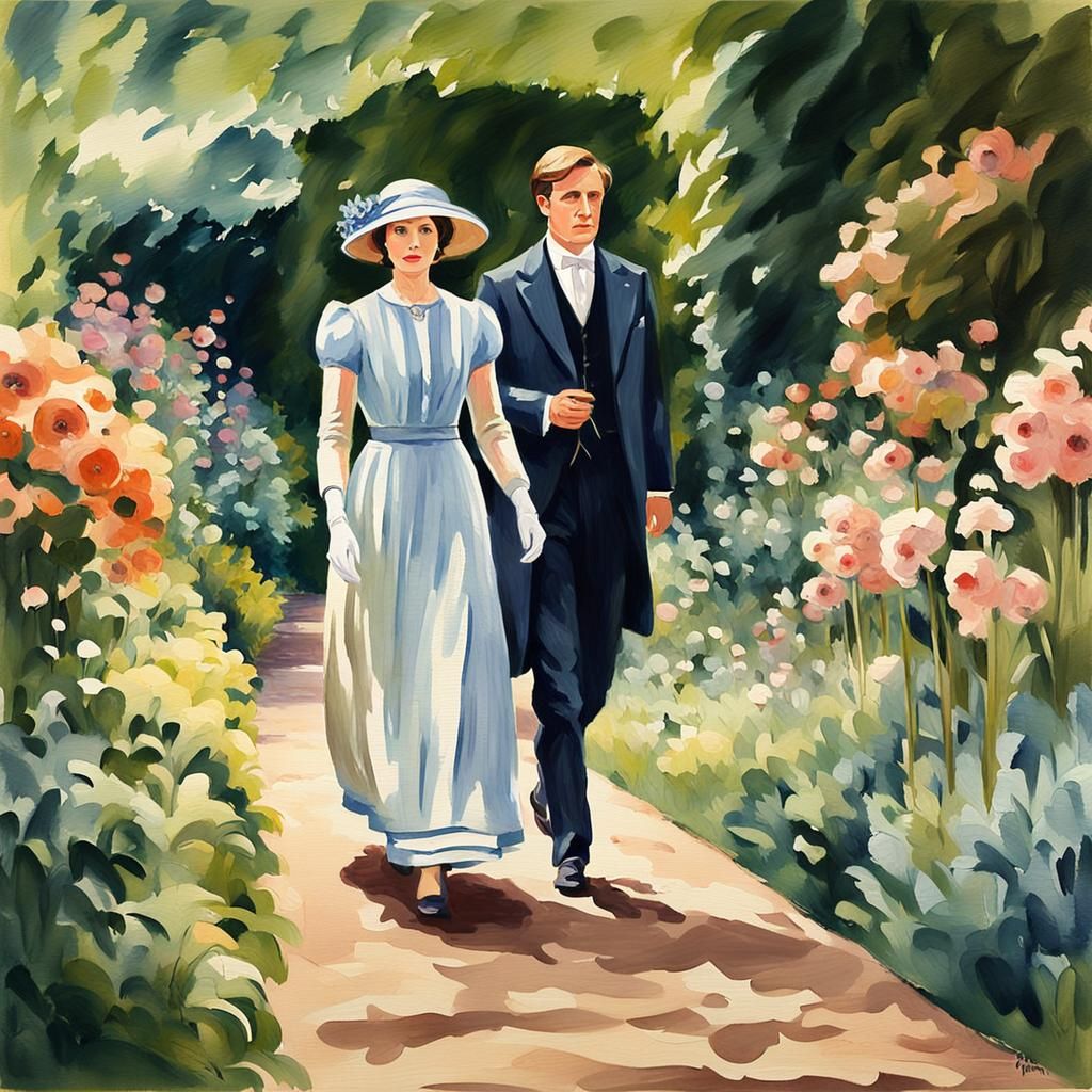 A walk in the garden