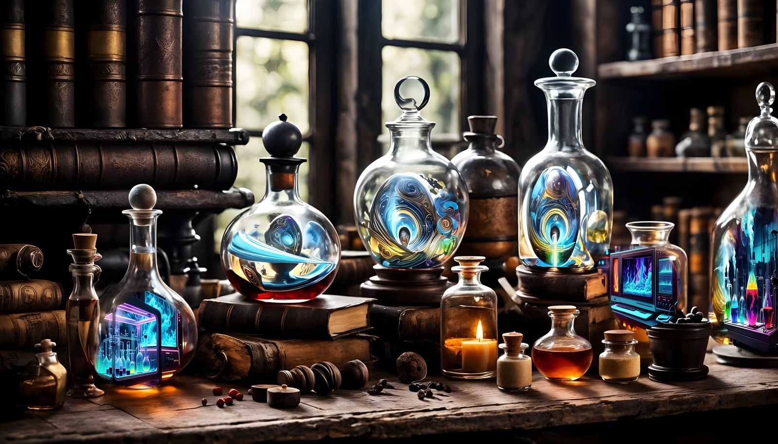 holographic potions  by @Josh