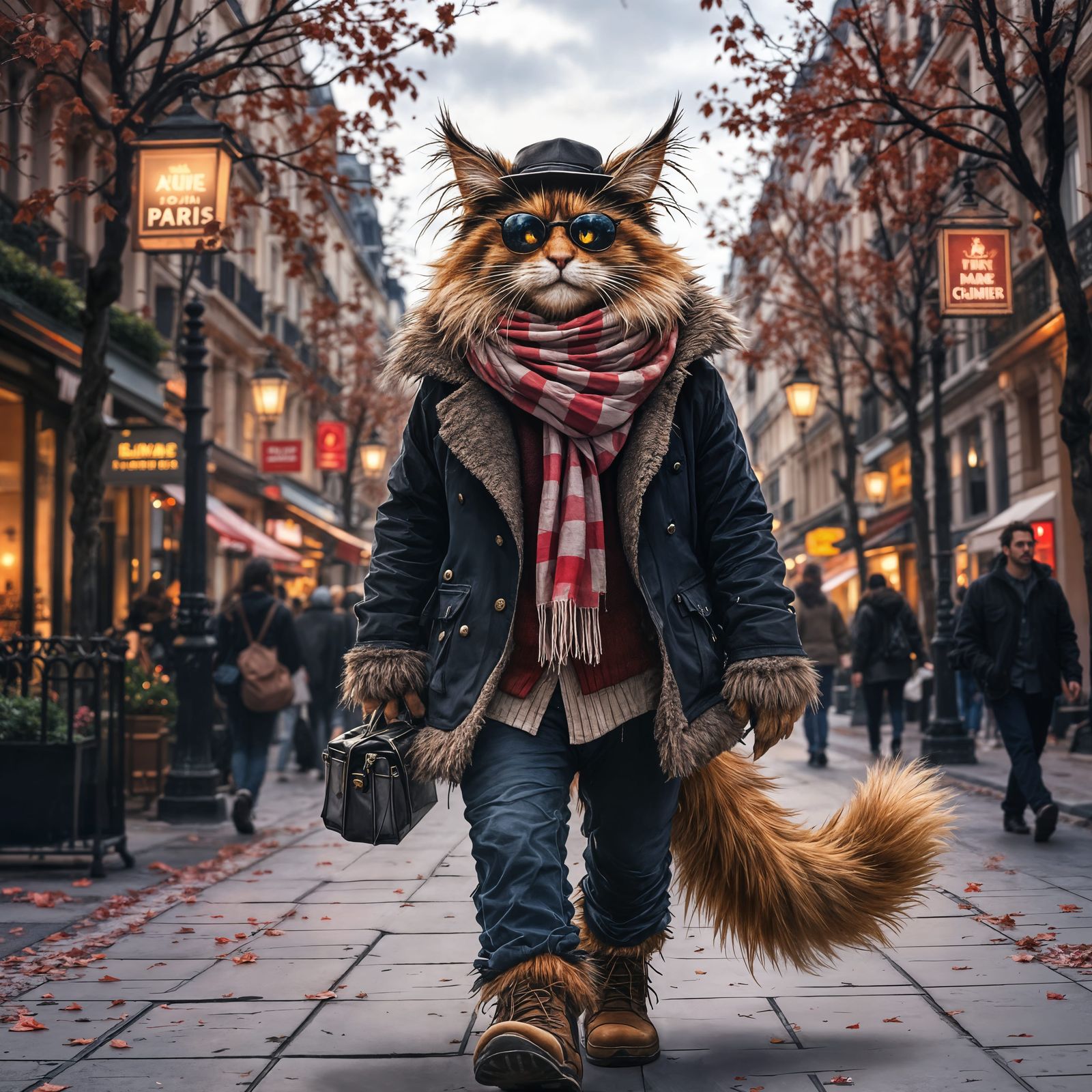 M.Cat in PARIS  by @Nicko