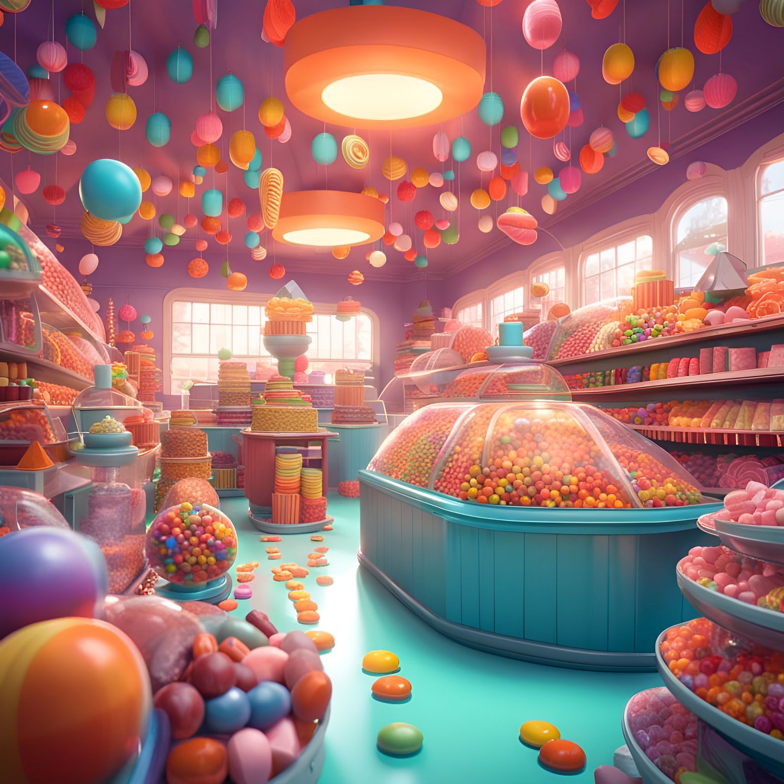 Candy Emporium AI Generated Artwork NightCafe Creator